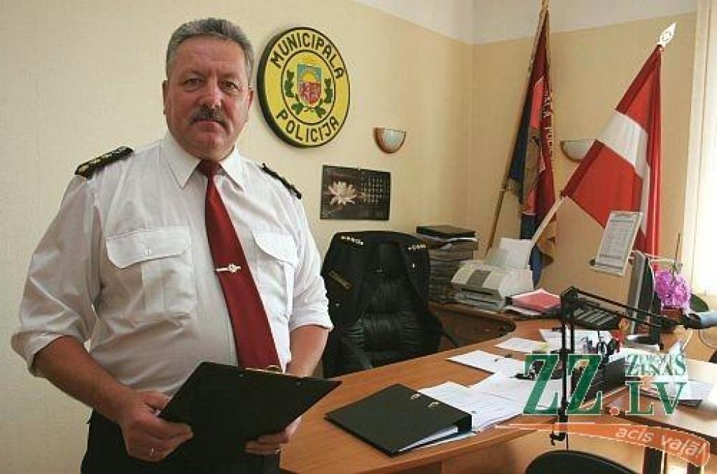 Jelgavas Pašvaldības policijas priekšnieks Viktors Vanags.
Autors: no ZZ arhīva