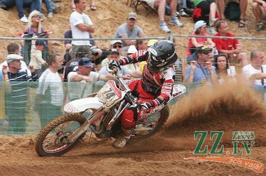 Ķeguma trasē Ivo Šteinbergs no debijas gadā pērn gūtajiem 19 punktiem nopelnīja 10, un arī šoreiz ar līdzjutēju atbalstu gatavs parādīt savu labāko sniegumu.
Autors: Agris Samcovs