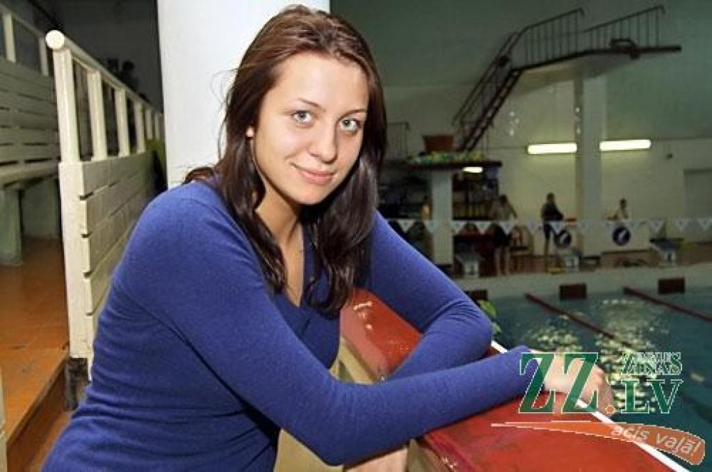 Peldētāja Ilona Badune.
Autors: Agris Samcovs