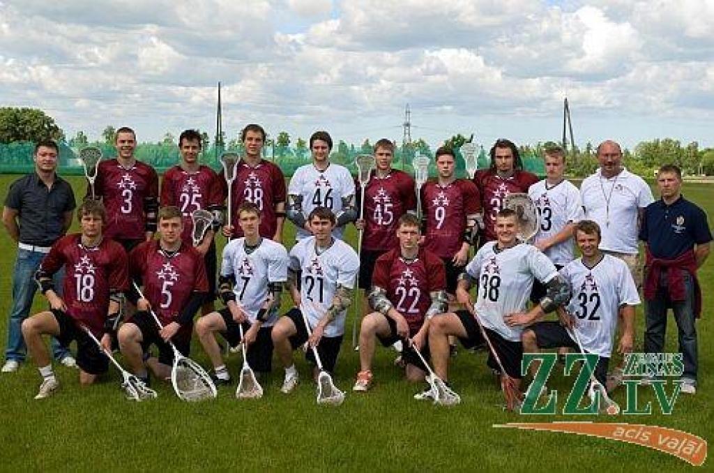 Latvijas lakrosa izlase.
Autors: no komandas arhīva