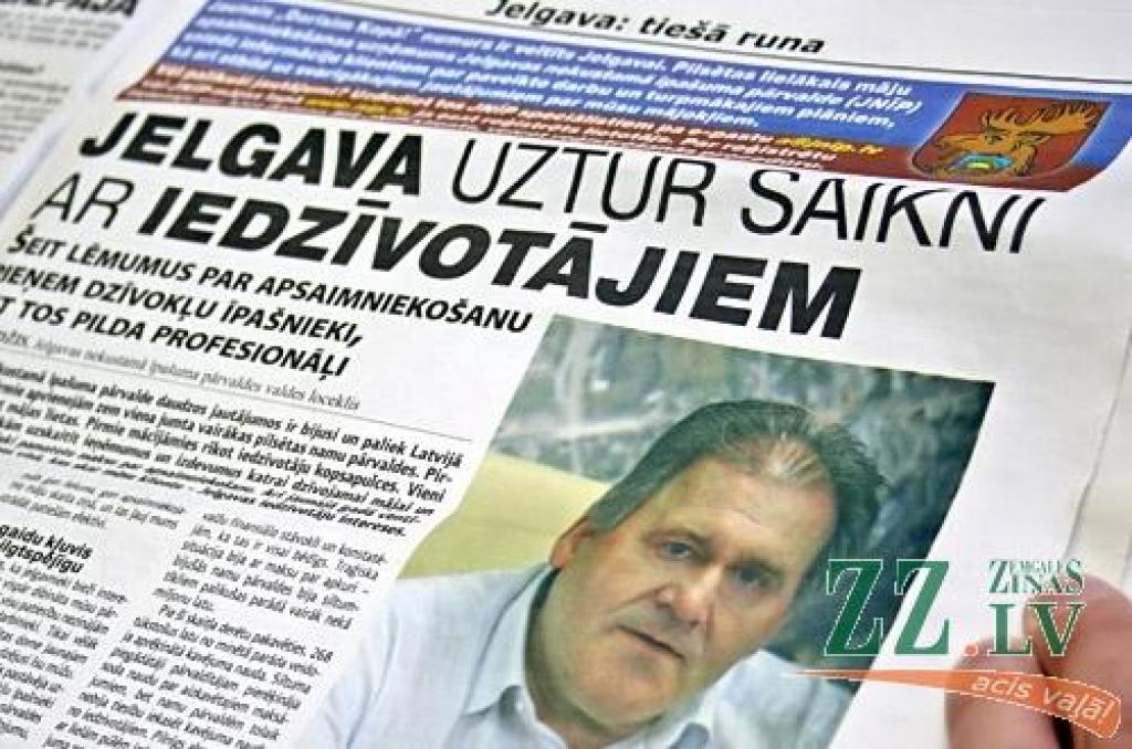 Vairākos pilsētas namos izplatīts reklāmas izdevums «Darīsim kopā», kurā apjomīgi 12 lappusēs latviešu un krievu valodā publicēti reklāmraksti par uzņēmumu «Jelgavas Nekustamā īpašuma pārvalde».
Autors: Agris Samcovs