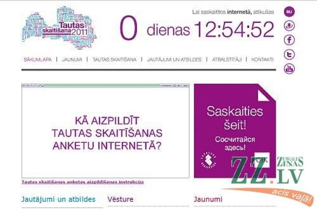 Autors: ekrānšāviņš no www.tautasskaitisana.lv