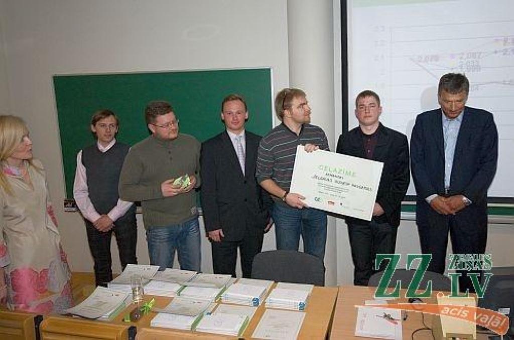 Jelgavas biznesa inkubatora komanda.
Autors: Publicitātes foto