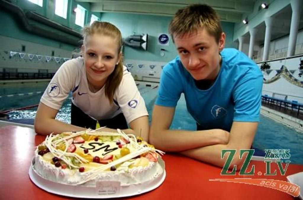 Zane Tīrumniece un Dmitrijs Žigunovs.
Autors: Agris Samcovs