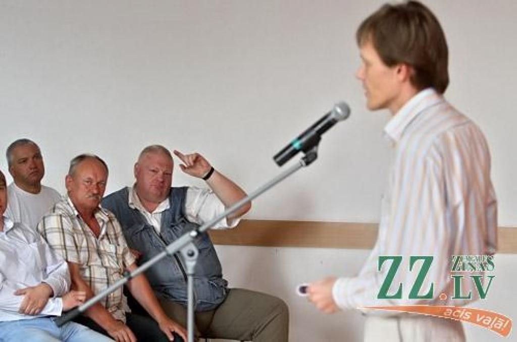 Saraksta līderis Zemgalē - Jānis Ozoliņš.
Autors: Agris Samcovs