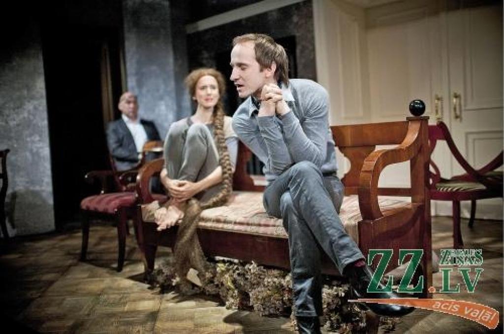 Kaspars Znotiņš Oņeginu atveido ļoti savdabīgi.
Autors: Gints Mālderis