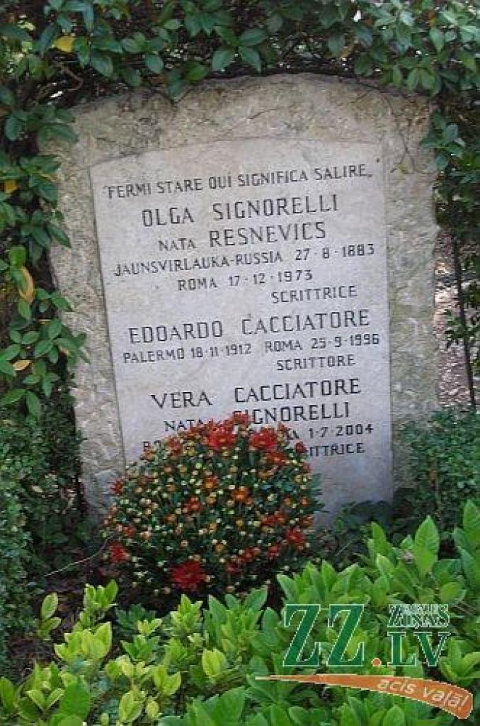 No Zemgales cēlušies slaveni Latvijas valstsvīri, kultūras darbinieki un liela mēroga personības. Daudzi mums ir labi pazīstami, bet viena no Latvijā mazāk zināmām Jelgavas novada personībām – taču ar skanējumu ārpus Latvijas robežām – ir Olga Resnevica Sinjorelli. Vienkārša latviešu zemnieku ģimenes atvase, bet apveltīta ar tik pievilcīgu cilvēcisko dabu un izcilām garīgajām dotībām, ka Romā nonāca plašu intelektuālo sakaru centrā. Vairāk par Olgas Resnevicas-Sinjorelli dzīves gaitām «Zemgales Ziņas» vēsta plašā vēstures tematikai veltītā aprakstā. 