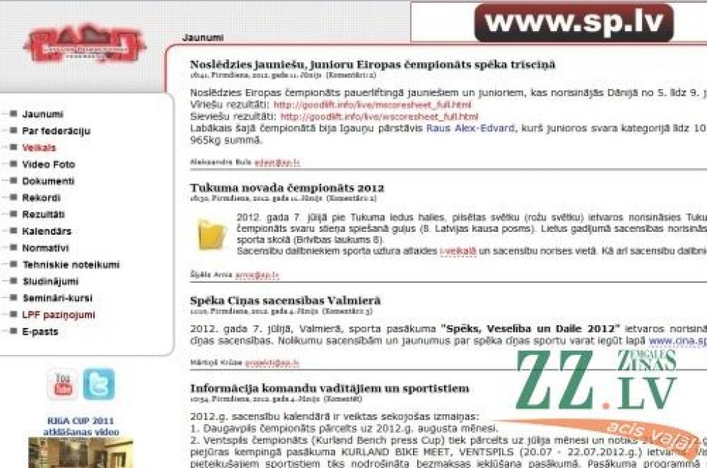 Autors: ekrānšāviņš no www.powerliftings.lv