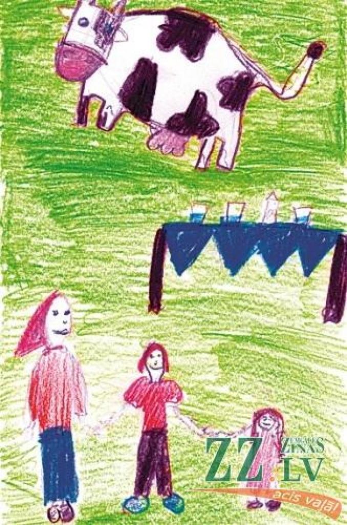 Annija Stāvause zīmējuma veidošanā iedvesmojusies no dabas un laukos piedzīvotā. 
Autors: «Rimi»