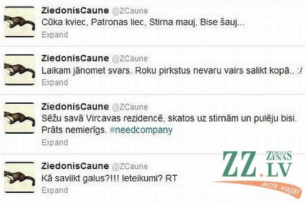 Autors: ekrānšāviņš no Twitter
