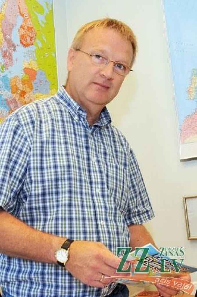 Mārtiņš Dāle savā birojā Liepājā.
Autors: Dainis Ģelzis