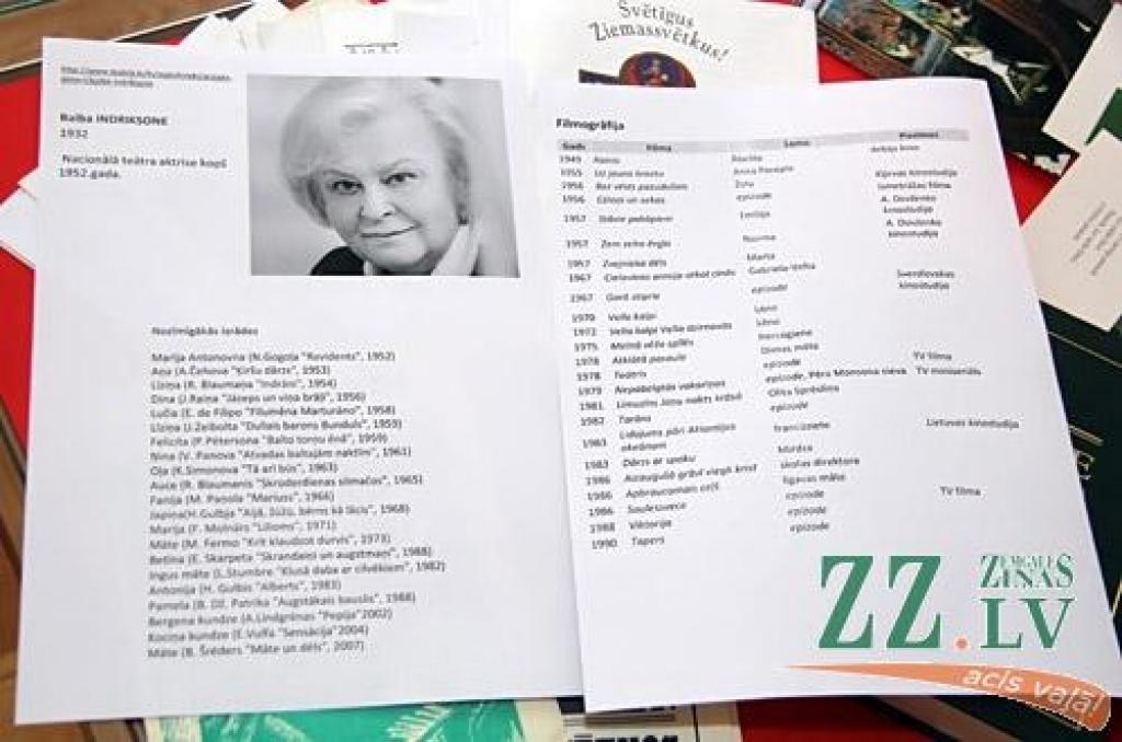 «Nejūtos veca grabažiņa un kaktiņā sēdētāja,» saka Nacionālā teātra aktrise Baiba Indriksone, Jelgavā noslēdzot savu jubilejas gadu. 
Autors: Agris Samcovs