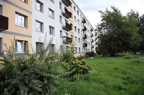 Raiņa ielas 3.mājas pagalms.