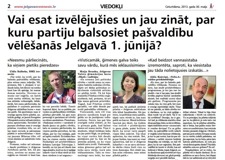 Autors: ekrānkopija no www.jelgavasvestnesis.lv