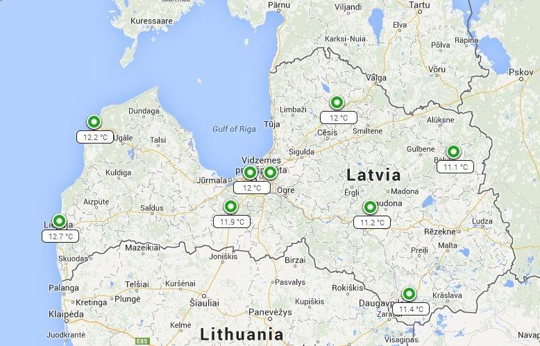 Autors: Ekrānkopija no http://meteo.latvenergo.lv/