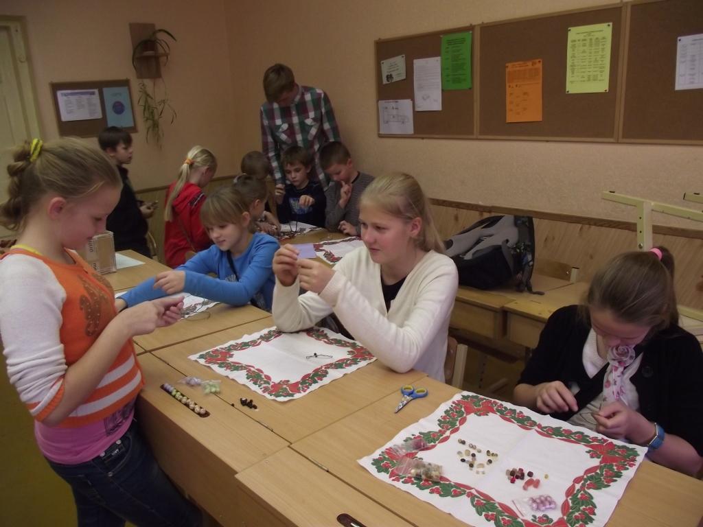 Pērļošanas darbnīca.