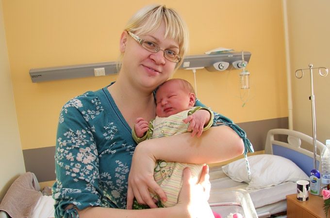 Jelgavnieku Ilvijas un Mārtiņa Koku dēliņš savu dzimšanas dienas kūku ik gadu ēdīs 21. janvārī.
Autors: Agris Samcovs