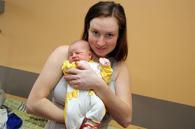 4. marta pēcpusdienā par otras meitiņas vecākiem kļuva jelgavnieki Diāna un Normunds Voliņecki. 
Autors: Agris Samcovs