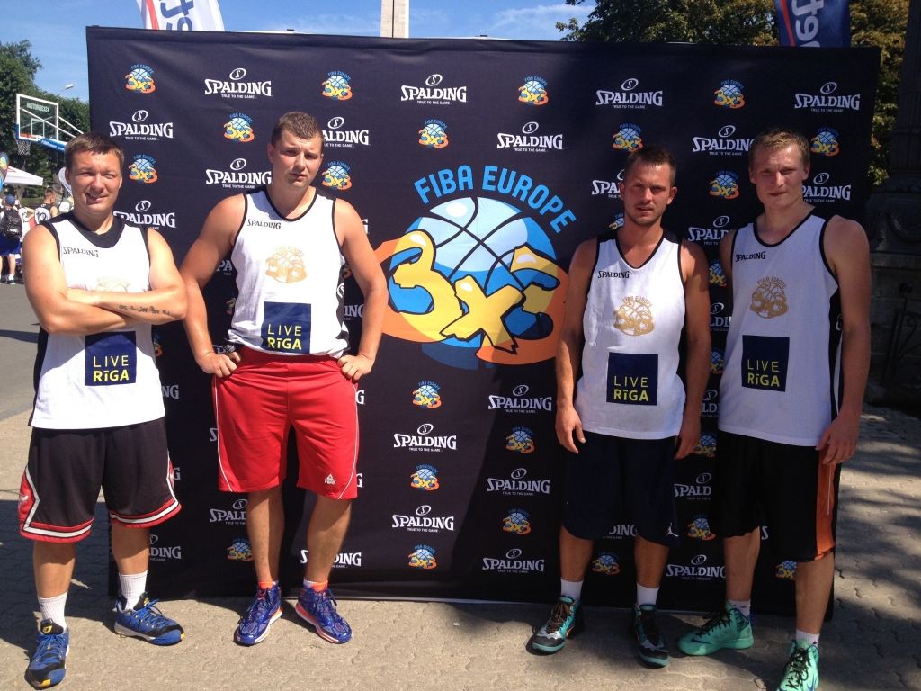 Komanda «Jelgava» – Jānis Tiltiņš, Edgars Krūmiņš, Gatis Justovičs, Jānis Bērziņš.