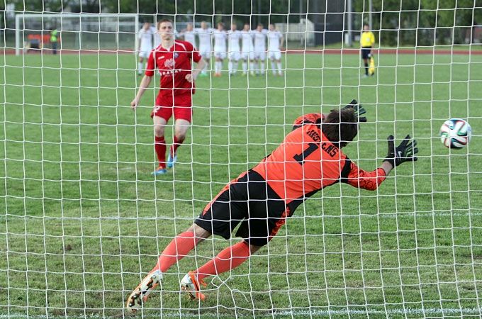 Kaspars Ikstens 14. reizi šosezon palika sausā.
Autors: Agris Samcovs