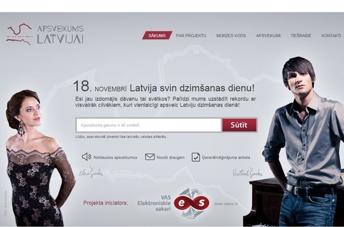 Autors: www.apsveikumslatvijai.lv