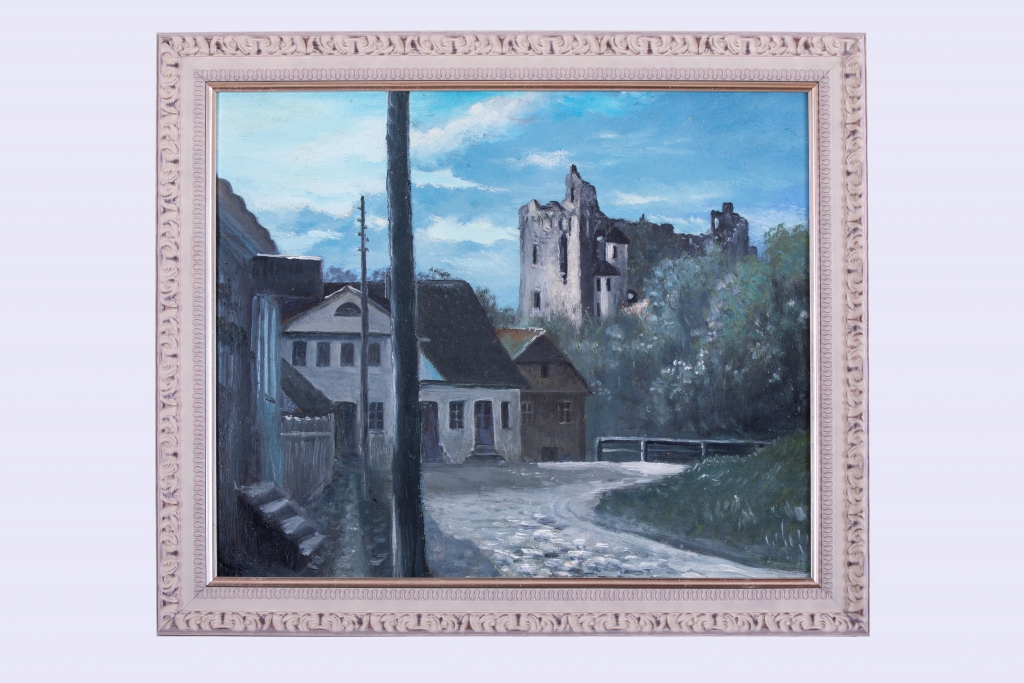 Nezināms autors, Dobeles pilsdrupas, 1900.gads