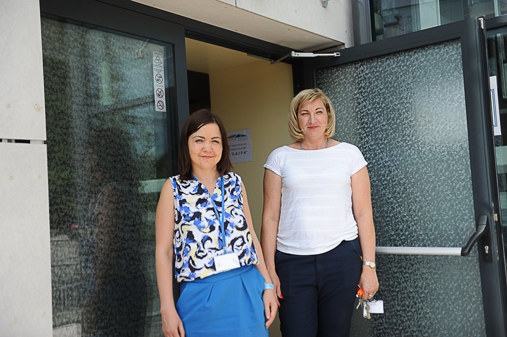 Aija Zosule (no kreisās) un Gita Aizpure