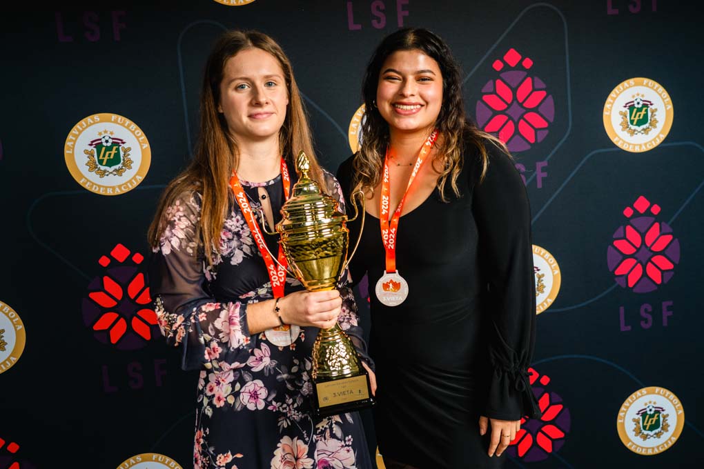 Estere Pikša un Daniella Alejandra Rodriguez Calix