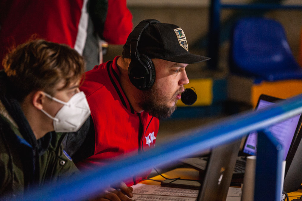 "Sportacentrs" spēles komentētājs Edgars Biķernieks
Autors: Foto: Ruslans Antropovs