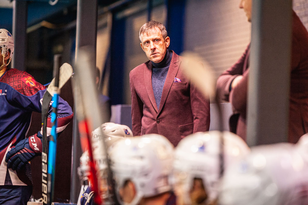 "Zemgale/LLU" galvenā trenera palīgs Igors Ļebedevs.
Autors: Foto: Ruslans Antropovs