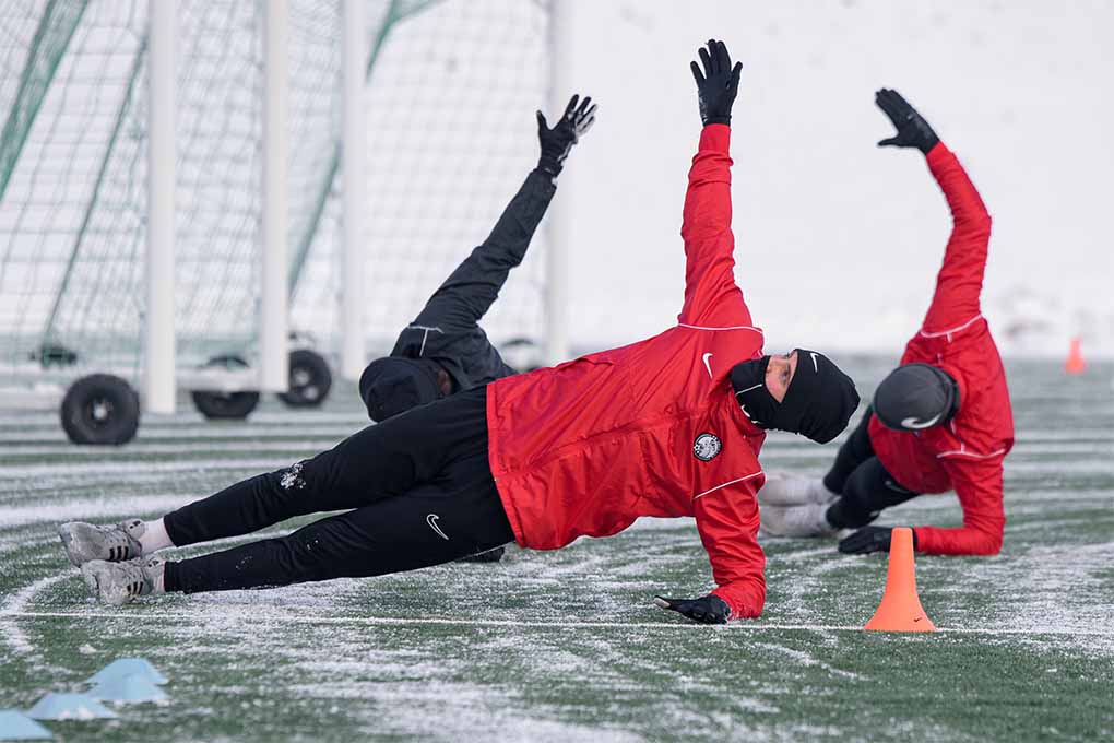 FS Jelgava ziemas treniņš