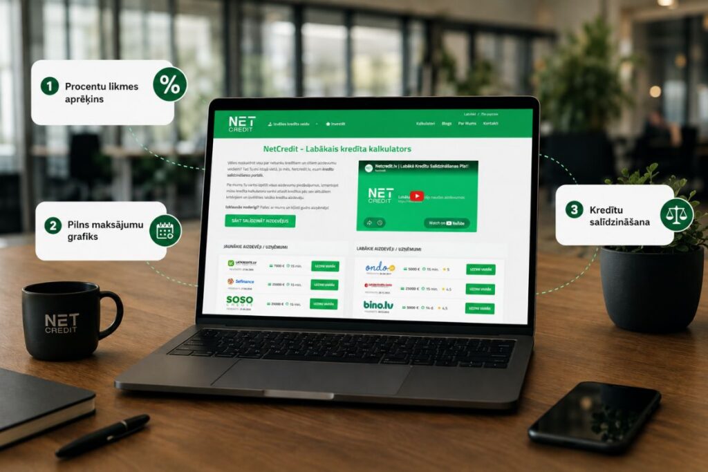 netcredit jaunie kreditu kalkulatori